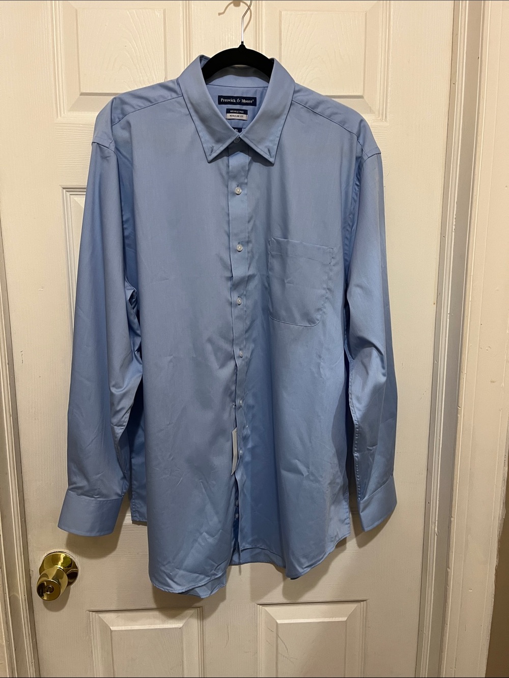 Preswick & Moore Light Blue Men's Dress Shirt